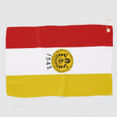 vlag van San Diego (Californië) Golfhanddoek (Horizontaal)