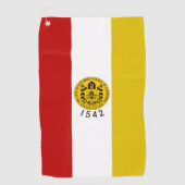 vlag van San Diego (Californië) Golfhanddoek (Voorkant)