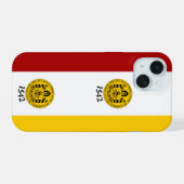 Vlag van San Diego, Californië iPhone 15 Case (Achterkant horizontaal)