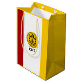 Vlag van San Diego, Californië Medium Cadeauzakje (Achterkant Gekanteld)