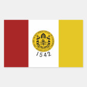 vlag van San Diego (Californië) Rechthoekige Sticker (Voorkant)