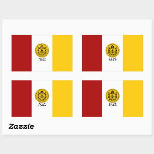 Vlag van San Diego, Californië Rechthoekige Sticker