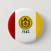 Vlag van San Diego, Californië Ronde Button 5,7 Cm (Voorkant)