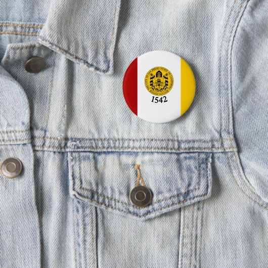 Vlag van San Diego, Californië Ronde Button 5,7 Cm (In situ)