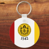 Vlag van San Diego, Californië Sleutelhanger (Voorkant)