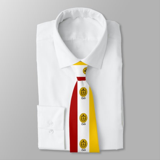 Vlag van San Diego, Californië Stropdas (Gebonden)