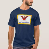 Vlag van San Francisco, CA T-shirt (Voorkant)