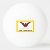 Vlag van San Francisco, California Ping-Pong Ball (Voorkant)