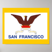 Vlag van San Francisco, Californië-Poster Poster (Voorkant)