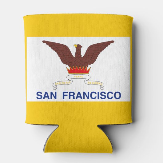 Vlag van San Francisco, Californische Koelbox Blikjeskoeler (Achterkant)