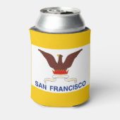 Vlag van San Francisco, Californische Koelbox Blikjeskoeler (Blikje Achterkant)
