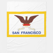 Vlag van San Francisco Fleece Blanket (Voorkant)