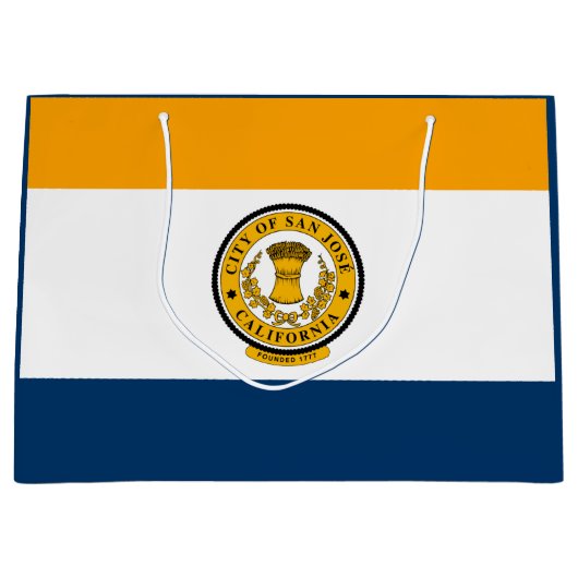 Vlag van San Jose, Californië Groot Cadeauzakje (Voorkant)