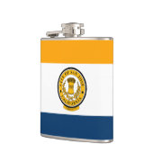 Vlag van San Jose, Californië Heupfles (Links)