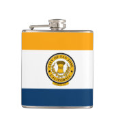 Vlag van San Jose, Californië Heupfles (Voorkant)