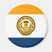 Vlag van San Jose, Californië Magneet (Voorkant)