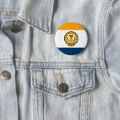 Vlag van San Jose, Californië Ronde Button 5,7 Cm (In situ)