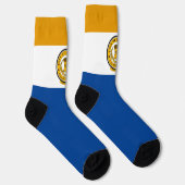 vlag van San Jose (Californië) Sokken (Rechts)