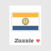 Vlag van San Jose, Californië Sticker (Vel)