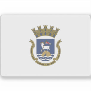 Vlag van San Juan, Puerto Rico Sticker
