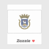 Vlag van San Juan, Puerto Rico Sticker (Vel)