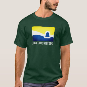 Vlag van San Luis Obispo, Californië T-shirt