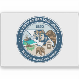 Vlag van San Luis Obispo County, Californië Sticker