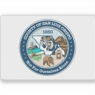 Vlag van San Luis Obispo County, Californië Sticker