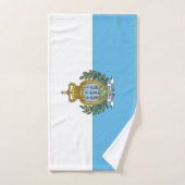 Vlag van San Marino Bad Handdoek (Handdoek)