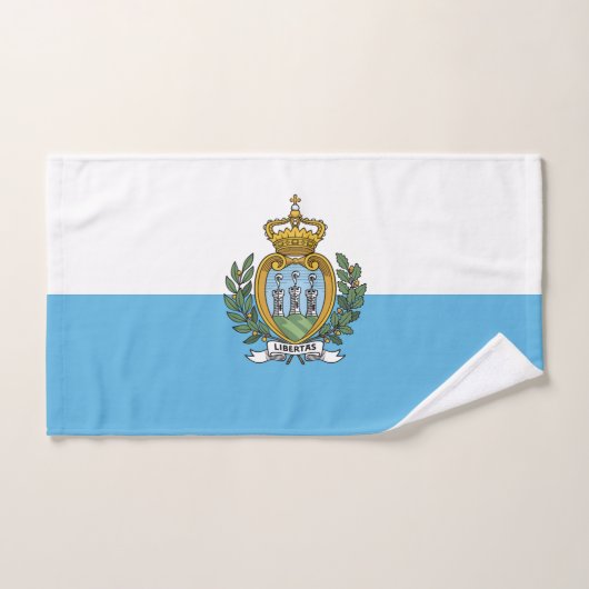 Vlag van San Marino Bad Handdoek (Handdoek)