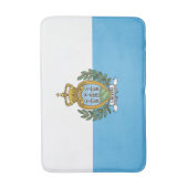 Vlag van San Marino Badmat (Voorkant Verticaal)