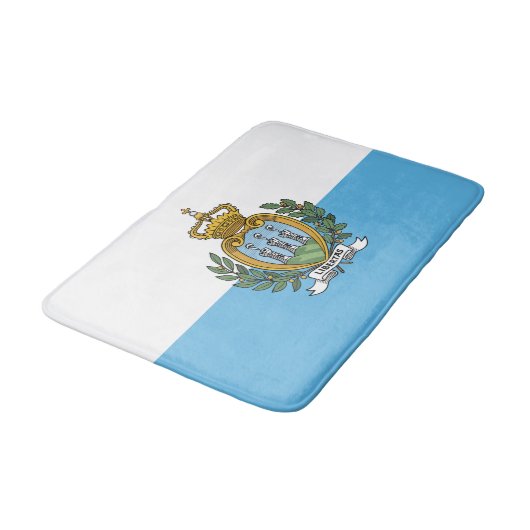 Vlag van San Marino Badmat (Gekanteld)