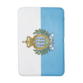 Vlag van San Marino Badmat (Voorkant Verticaal)