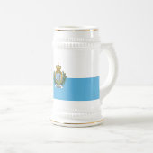 Vlag van San Marino Bierpul (Voorkant rechts)