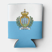 Vlag van San Marino Blikjeskoeler (Voorkant)