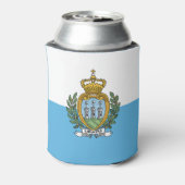 Vlag van San Marino Blikjeskoeler (Blikje Achterkant)