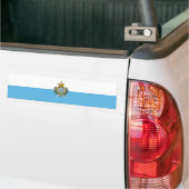 Vlag van San Marino Bumpersticker (Op Truck)