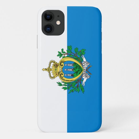 Vlag van San Marino Case-Mate iPhone Case (Achterkant)