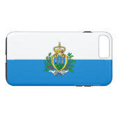 Vlag van San Marino Case-Mate iPhone Case (Achterkant (Horizontaal))