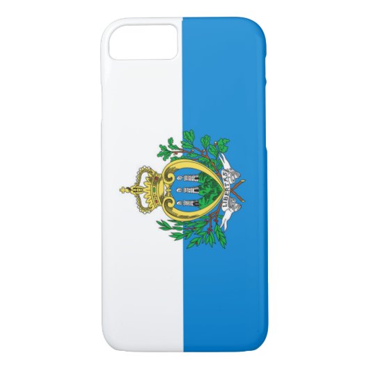 Vlag van San Marino Case-Mate iPhone Case (Achterkant)