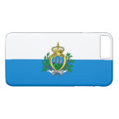 Vlag van San Marino Case-Mate iPhone Case (Achterkant (Horizontaal))