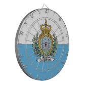 Vlag van San Marino Dartbord (Voorkant Links)