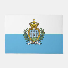 Vlag van San Marino Deurmat