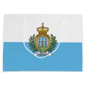 Vlag van San Marino Groot Cadeauzakje (Voorkant)