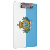 Vlag van San Marino Klembord (Rechts)