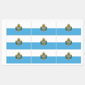 Vlag van San Marino Labels (Vel)