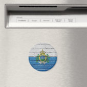 Vlag van San Marino Magneet (Insitu (Vaatwasser))