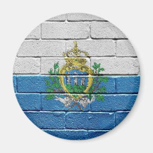 Vlag van San Marino Magneet