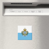 Vlag van San Marino Magneet (Insitu (Vaatwasser))