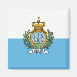 Vlag van San Marino Magneet